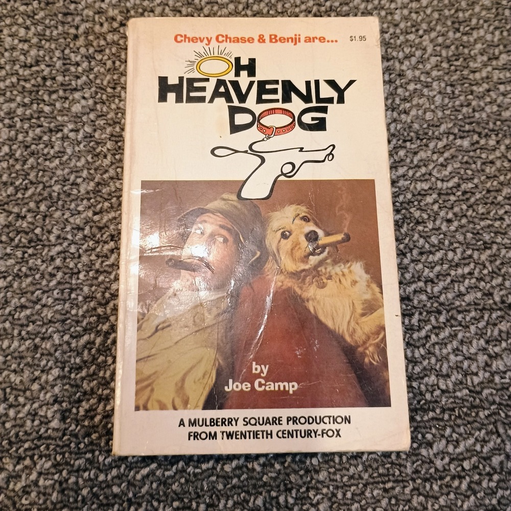 Oh Heavenly Dog Joe Camp Scholastic 1980 Paperback Chevy Chase Benji Tie-In